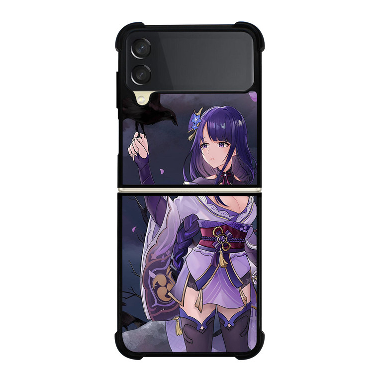 GENSHIN IMPACT RAIDEN SHOGUN GAMES Samsung Galaxy Z Flip 3 Case Cover