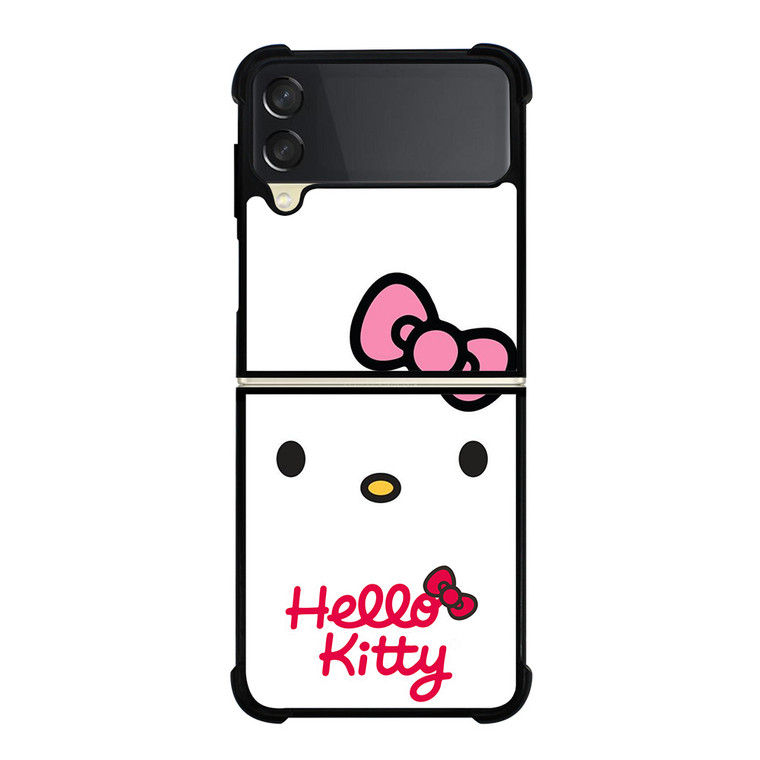 HELLO KITTY FLAT CUTE Samsung Galaxy Z Flip 3 Case Cover