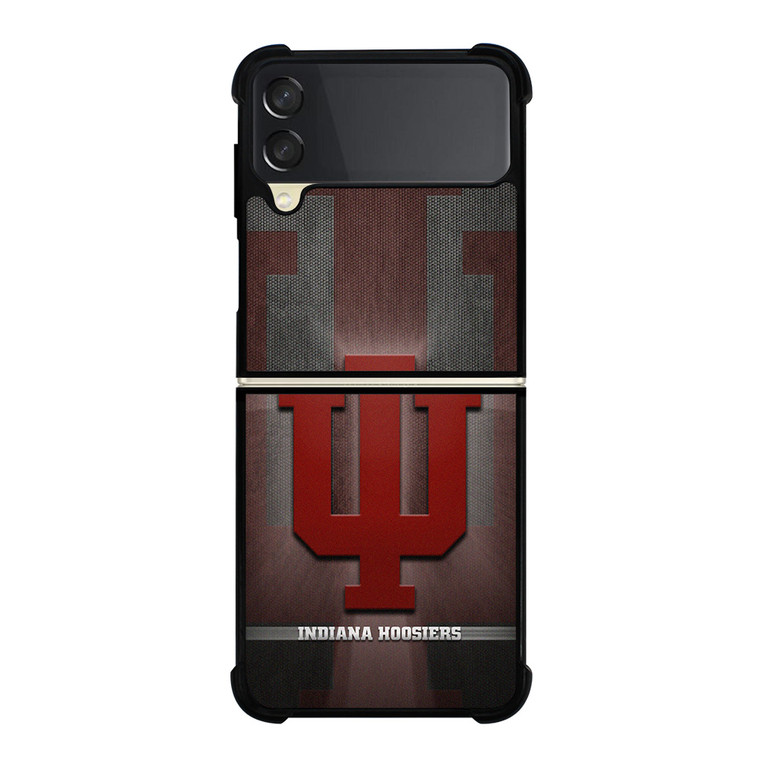 INDIANA HOOSIERS BASKETBALL METAL LOGO Samsung Galaxy Z Flip 3 Case Cover