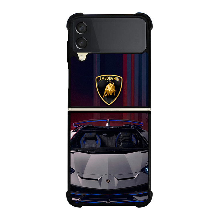 LAMBORGHINI AVENTADOR EMBLEM Samsung Galaxy Z Flip 3 Case Cover