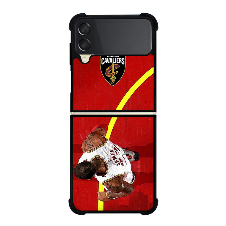 LEBRON JAMES CLEVELAND CAVALIERS NBA Samsung Galaxy Z Flip 3 Case Cover