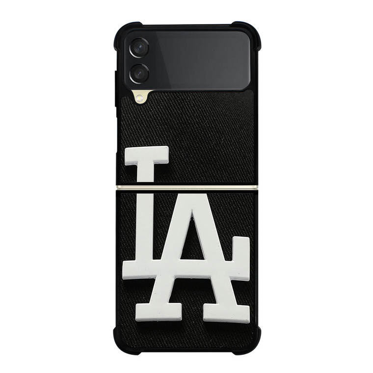 LOS ANGELES DODGERS FABRIC EMBLEM Samsung Galaxy Z Flip 3 Case Cover