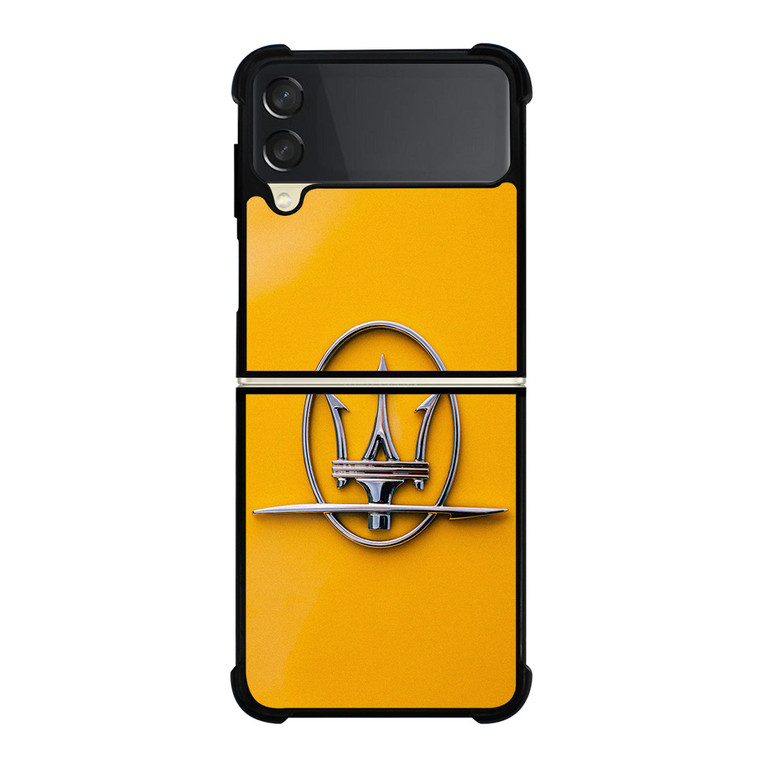 MASERATI YELLOW EMBLEM Samsung Galaxy Z Flip 3 Case Cover