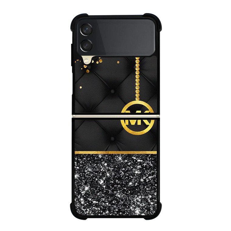 MICHAEL KORS LEATHER DIAMOND Samsung Galaxy Z Flip 3 Case Cover