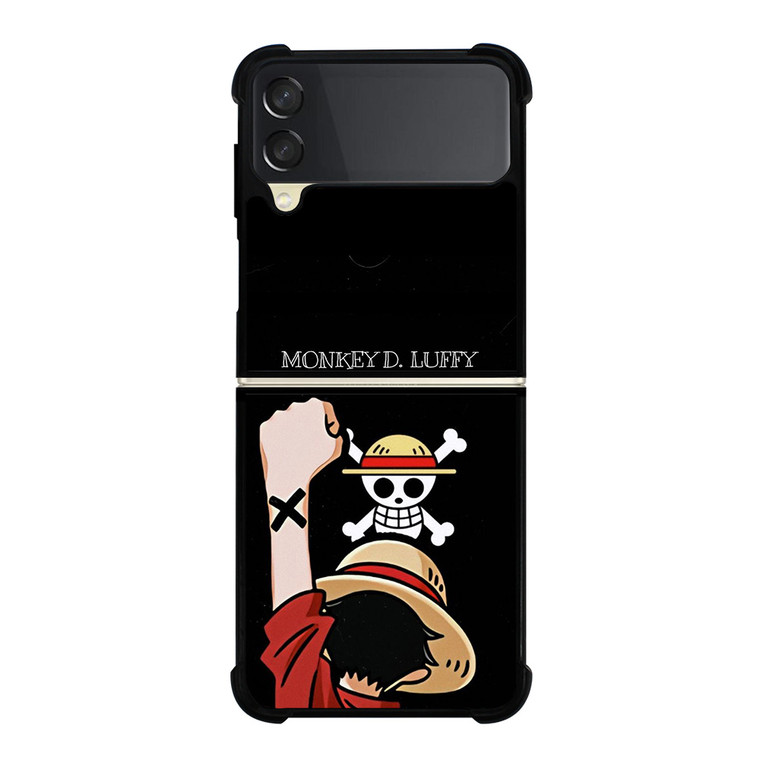 MONKEY D LUFFY ANIME LOGO Samsung Galaxy Z Flip 3 Case Cover
