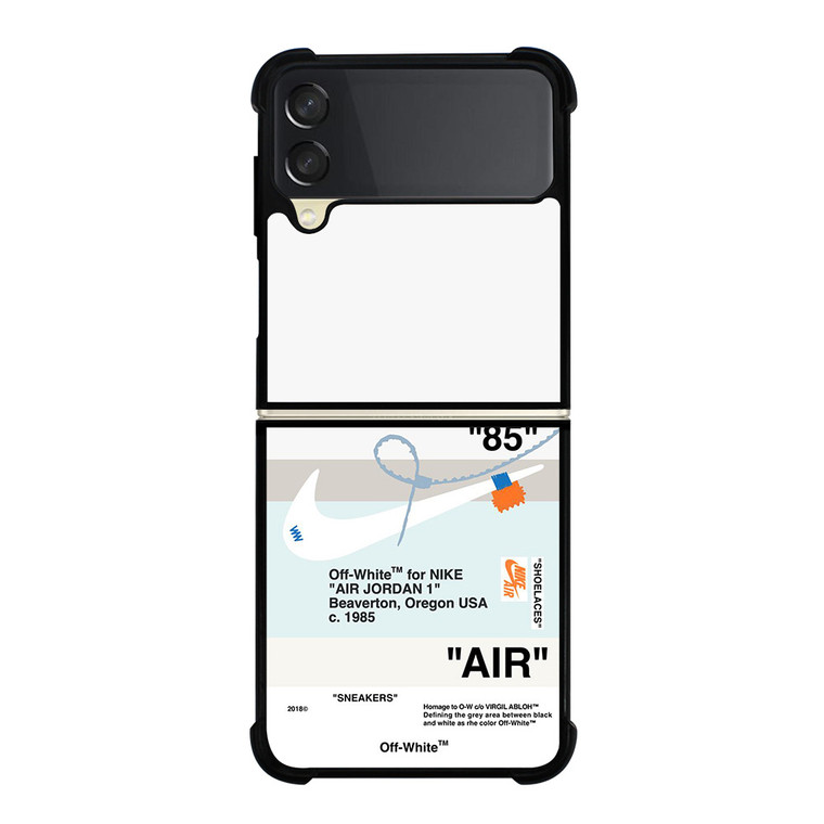 NIKE AIR JORDAN OFF WHITE Samsung Galaxy Z Flip 3 Case Cover