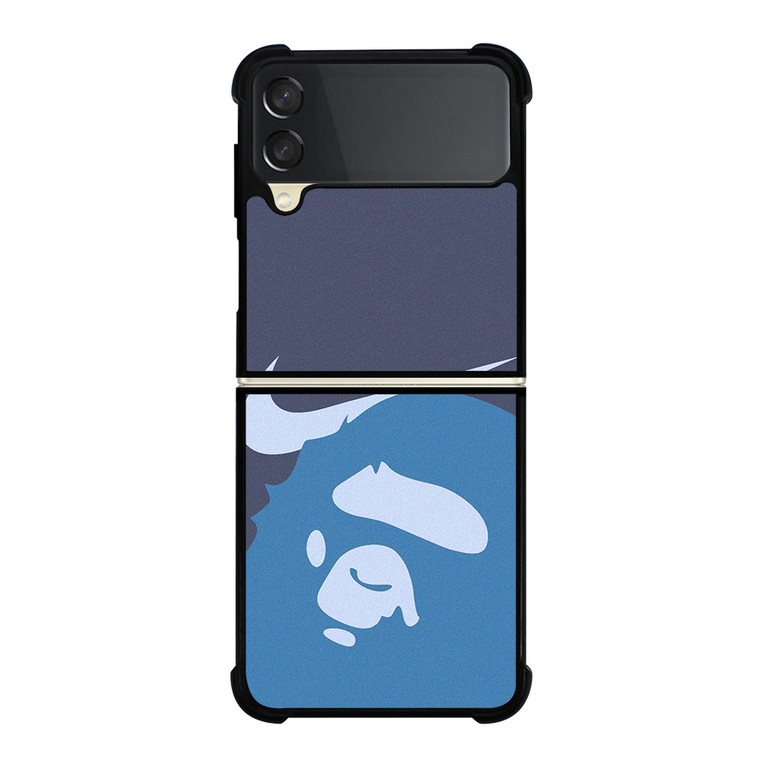 NIKE BAPE BLUE Samsung Galaxy Z Flip 3 Case Cover