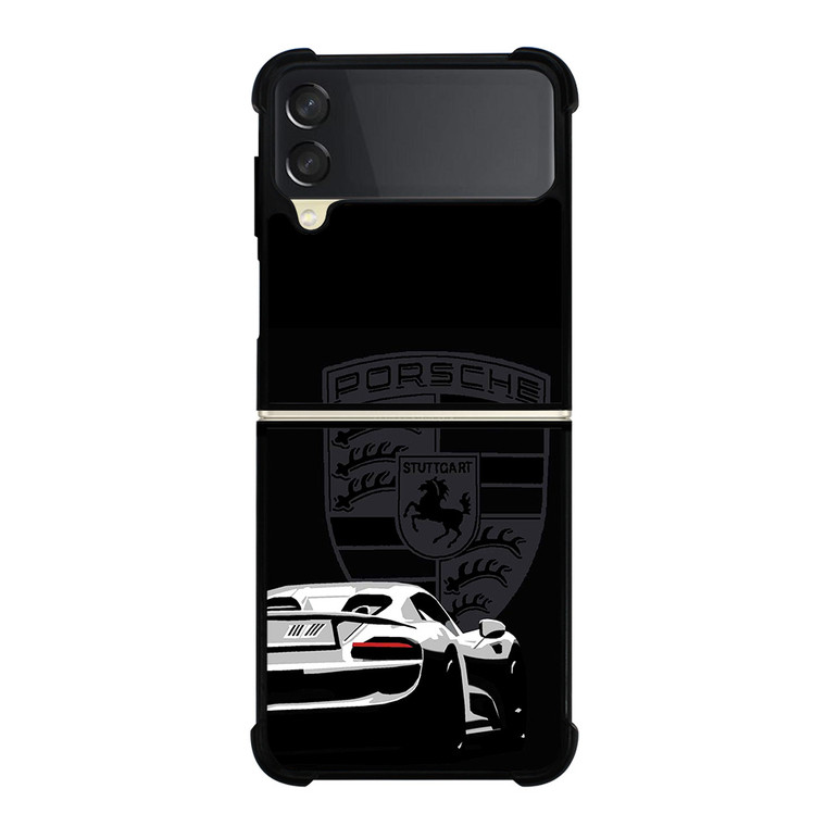 PORSCHE STUTTGART 918 SPYDER POSTER Samsung Galaxy Z Flip 3 Case Cover
