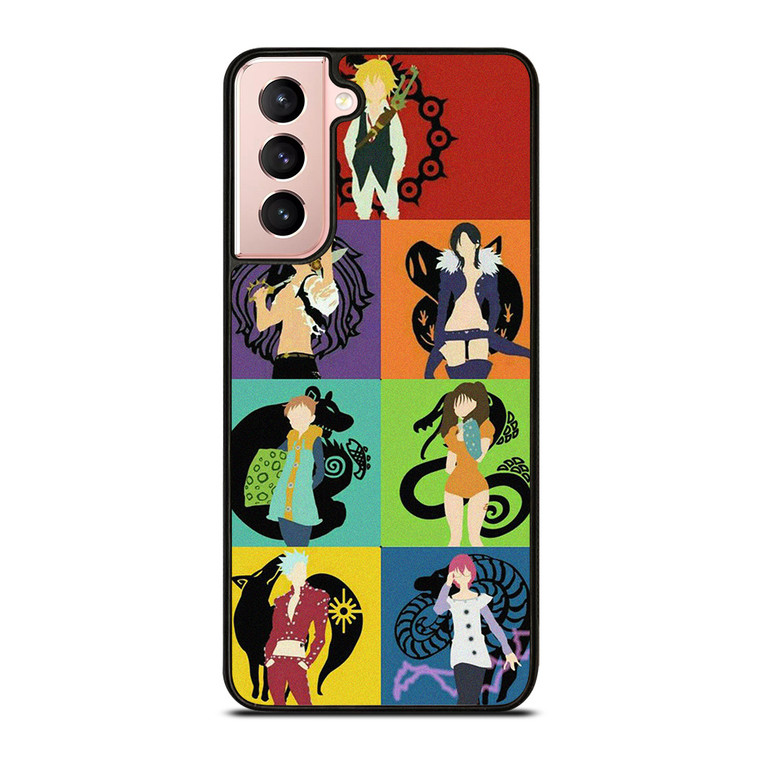 SEVEN DEADLY SINS ANIME COLLAGE  Samsung Galaxy S21 Case Cover