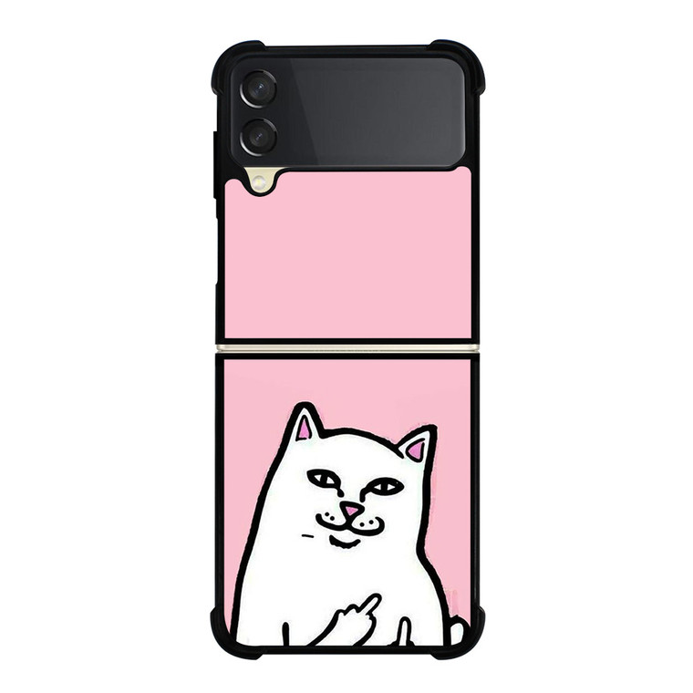 RIPNDIP CAT PINK Samsung Galaxy Z Flip 3 Case Cover