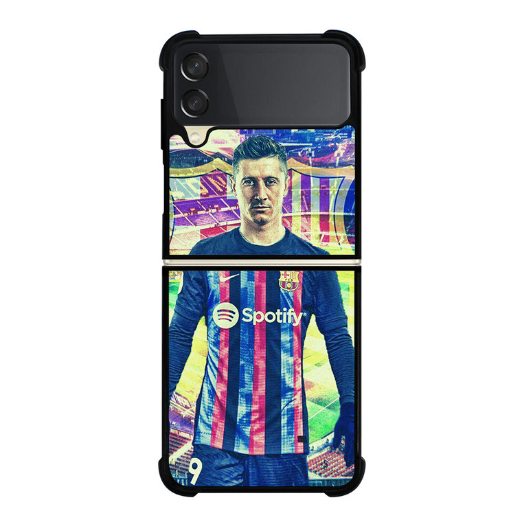 ROBERT LEWANDOWSKI FC BARCELONA Samsung Galaxy Z Flip 3 Case Cover