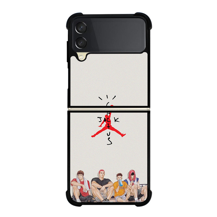 SLAM DUNK CACTUS JACK AIR JORDAN Samsung Galaxy Z Flip 3 Case Cover