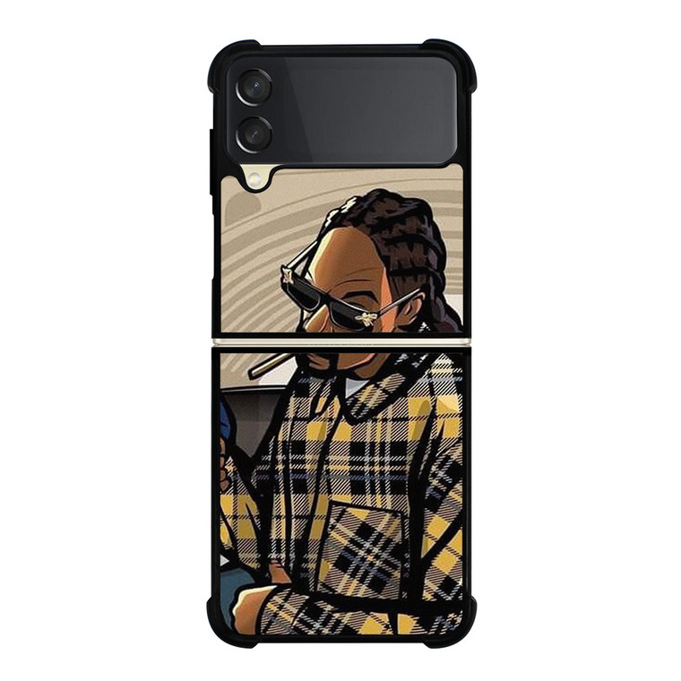 SNOOP DOG RAPPER CARTOON Samsung Galaxy Z Flip 3 Case Cover