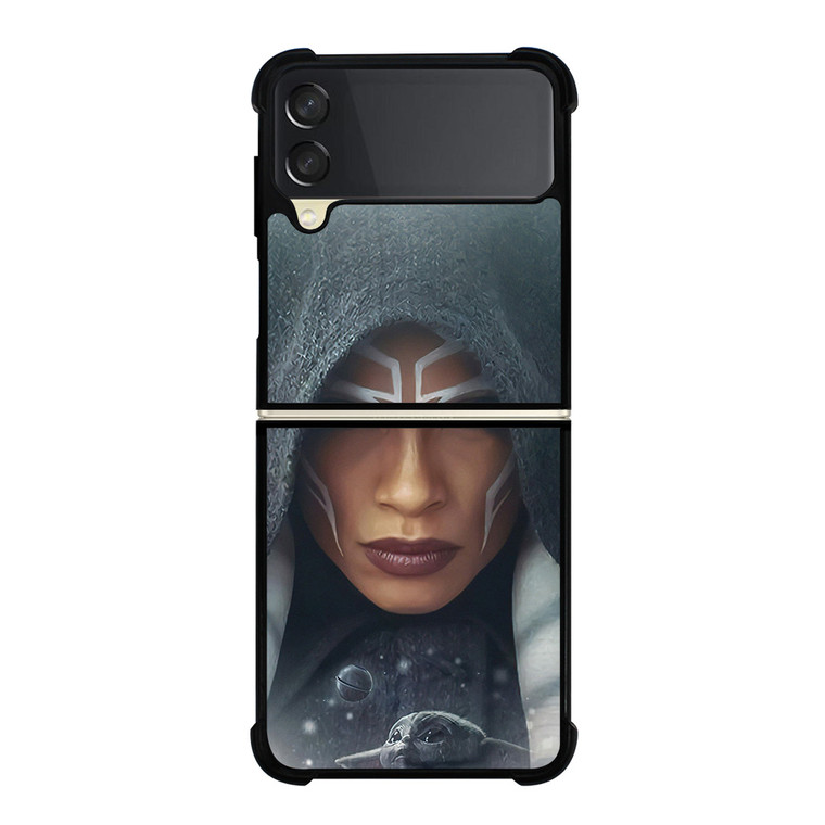 STAR WARS AHSOKA BABY YODA Samsung Galaxy Z Flip 3 Case Cover