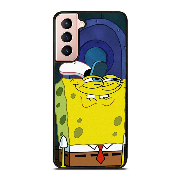 SPONGEBOB SQUAREPANTS EVIL FACE  Samsung Galaxy S21 Case Cover