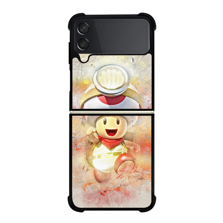 TOAD SUPER MARIO BROS Samsung Galaxy Z Flip 3 Case Cover