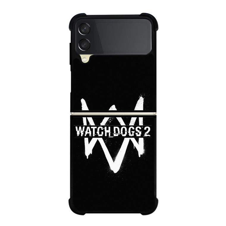 WATCH DOGS 2 GAMES LOGO Samsung Galaxy Z Flip 3 Case Cover