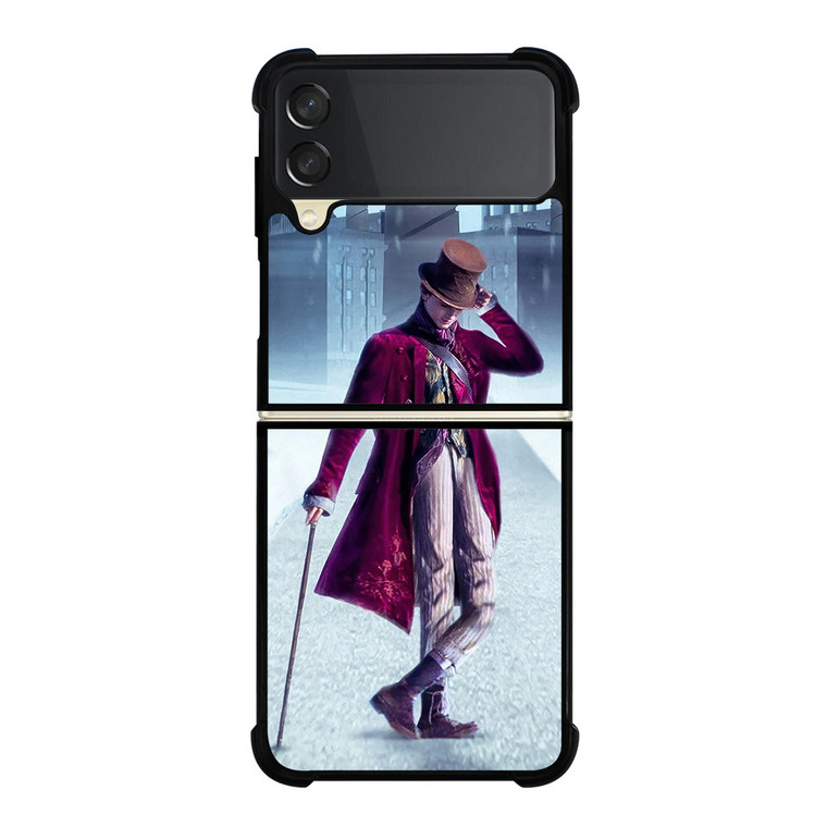 WILLY WONKA TIMOTHEE CHALAMET MOVIES Samsung Galaxy Z Flip 3 Case Cover