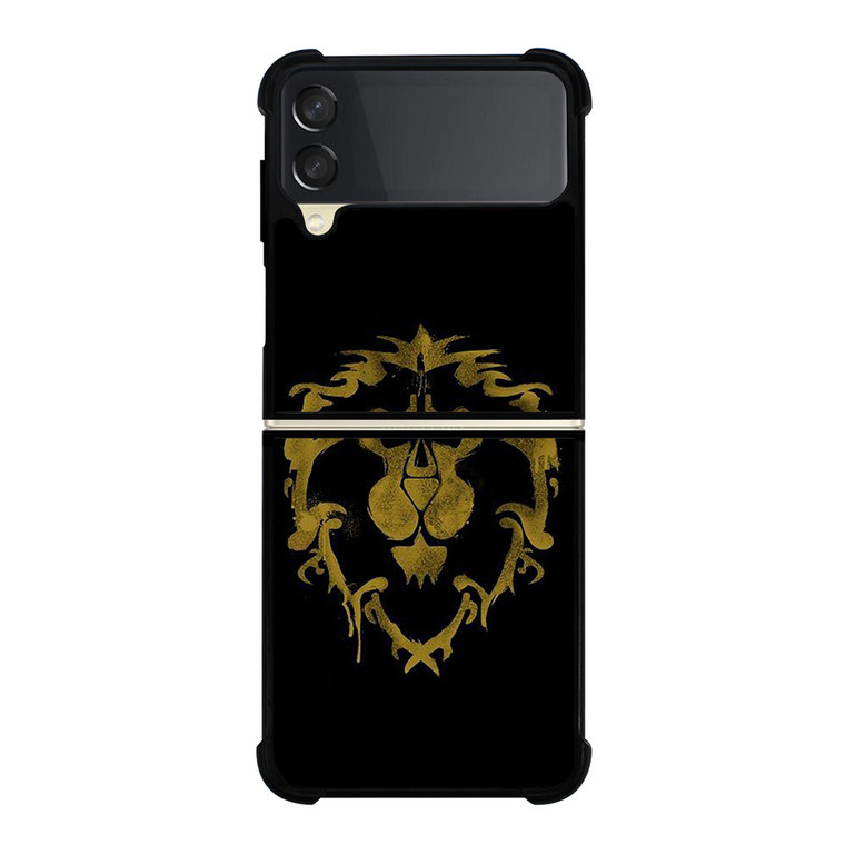 WORLD OF WARCRAFT ALLIANCE BLACK LOGO Samsung Galaxy Z Flip 3 Case Cover