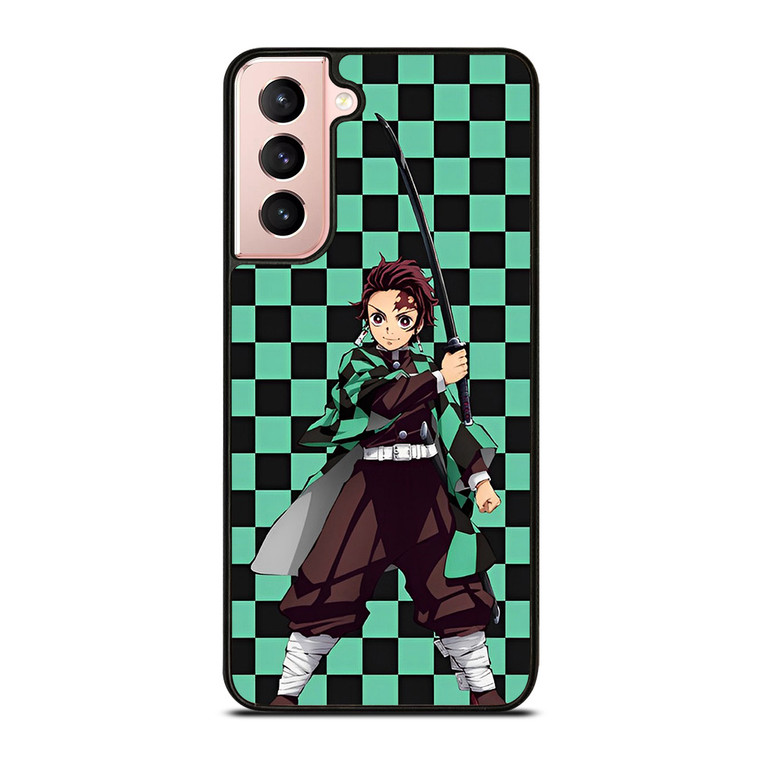 TANJIRO KAMADO DEMON SLAYER PATTERN  Samsung Galaxy S21 Case Cover