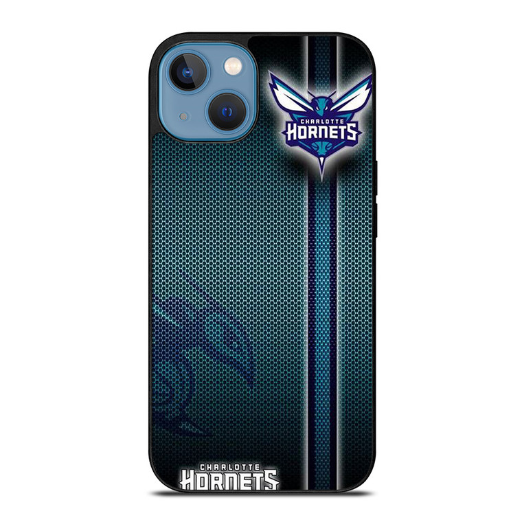 CHARLOTTE HORNETS METAL LOGO iPhone 13 Case Cover