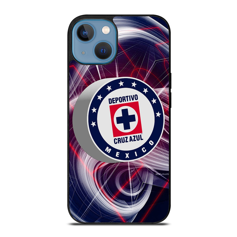 DEPORTIVO CRUZ AZUL MEXICO ABSTRACT LOGO iPhone 13 Case Cover