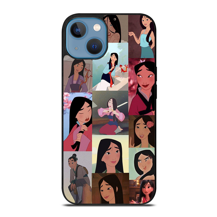 DISNEY PRINCESS MULAN COLLAGE iPhone 13 Case Cover
