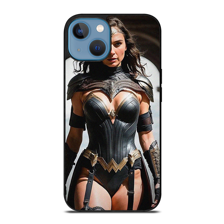 GAL GADOT WONDER WOMAN BLACK iPhone 13 Case Cover GAL GADOT WONDER WOMAN BLACK iPhone 13 Case Cover