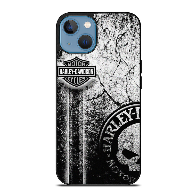 HARLEY DAVIDSON WALL TEXTURE LOGO iPhone 13 Case Cover