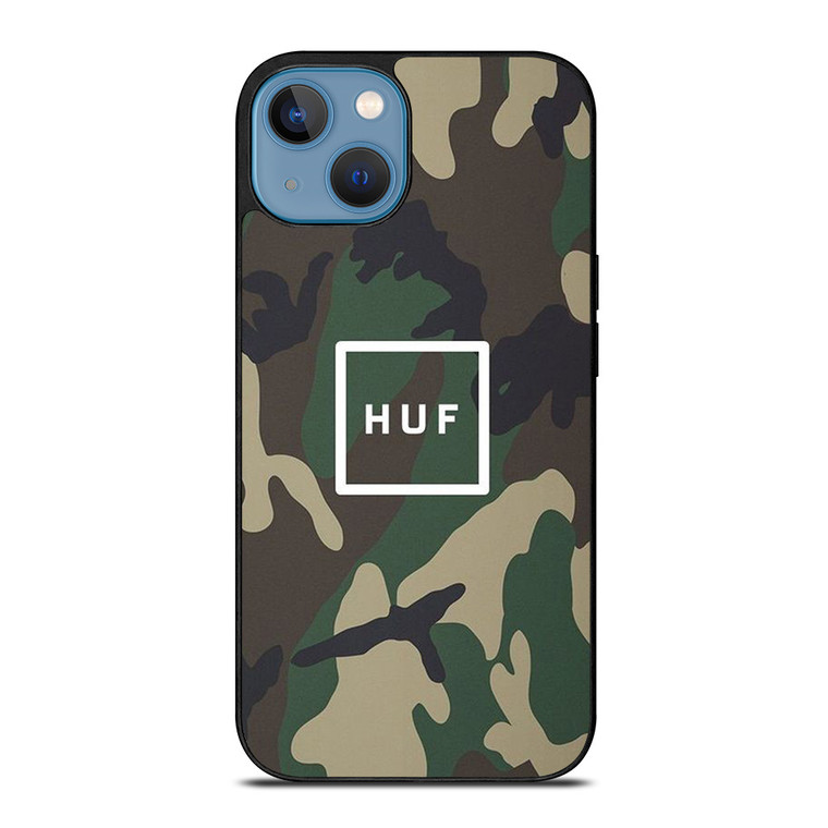HUF ARMY CAMO LOGO iPhone 13 Case Cover