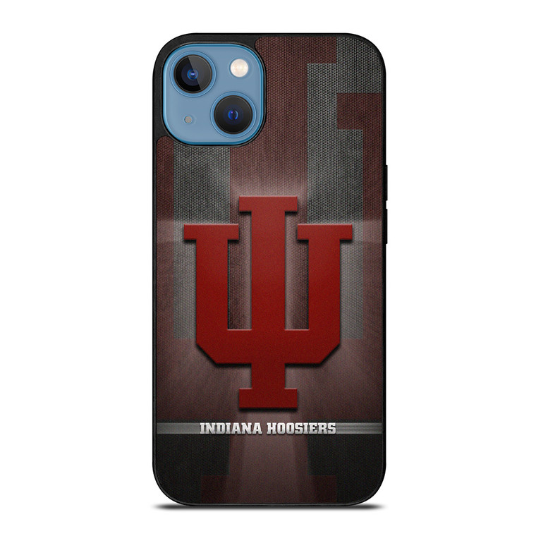 INDIANA HOOSIERS BASKETBALL METAL LOGO iPhone 13 Case Cover