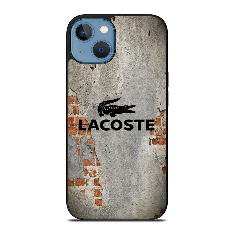 LACOSTE GRUNGE WALL LOGO iPhone 13 Case Cover