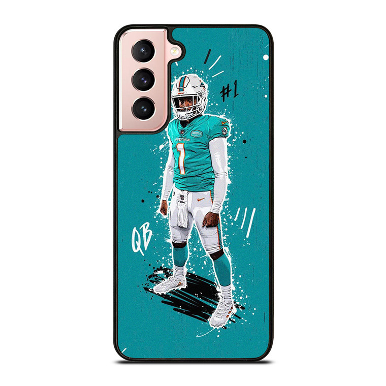 TUA TAGOVAILOA MIAMI DOLPHINS FOOTBALL  Samsung Galaxy S21 Case Cover