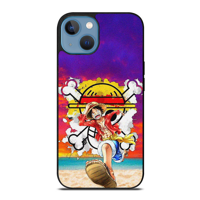 MONKEY D LUFFY ONE PIECE BEACH iPhone 13 Case Cover