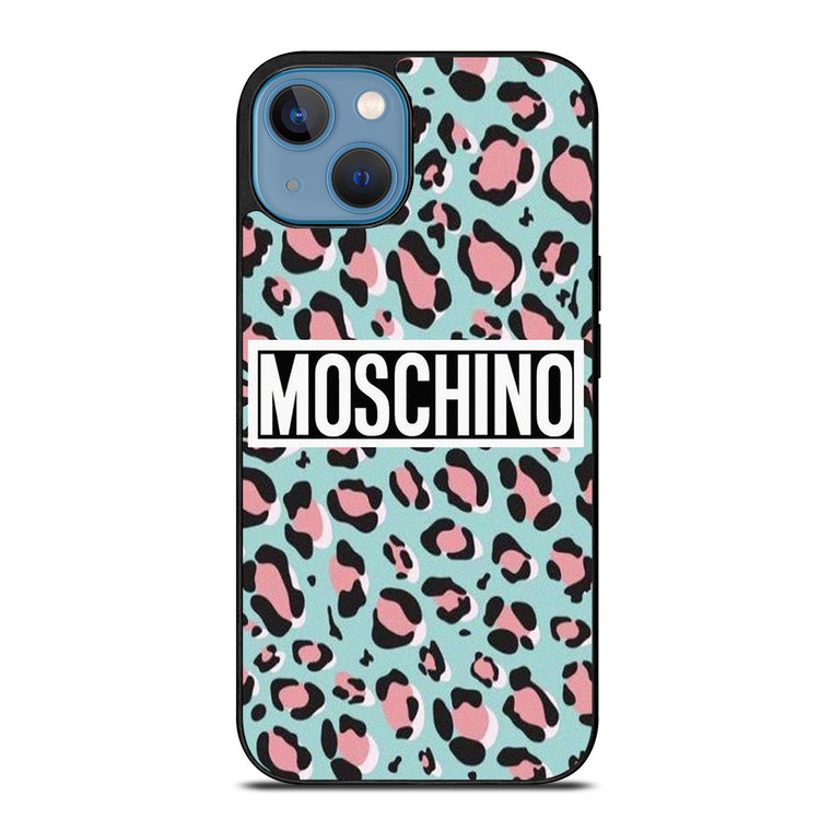 MOSCHINO LEOPARD SKIN iPhone 13 Case Cover