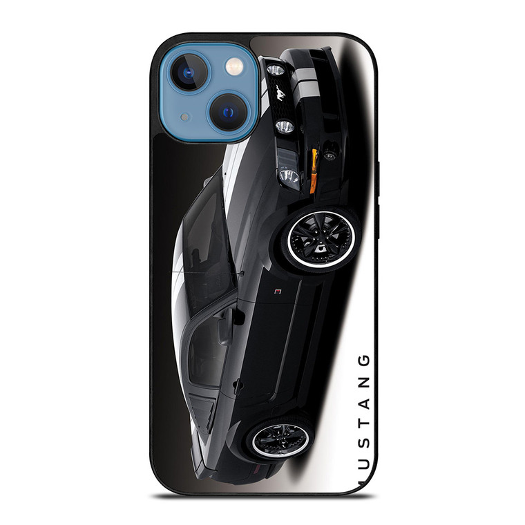 MUSTANG GT SPOT CAR BLACK iPhone 13 Case Cover