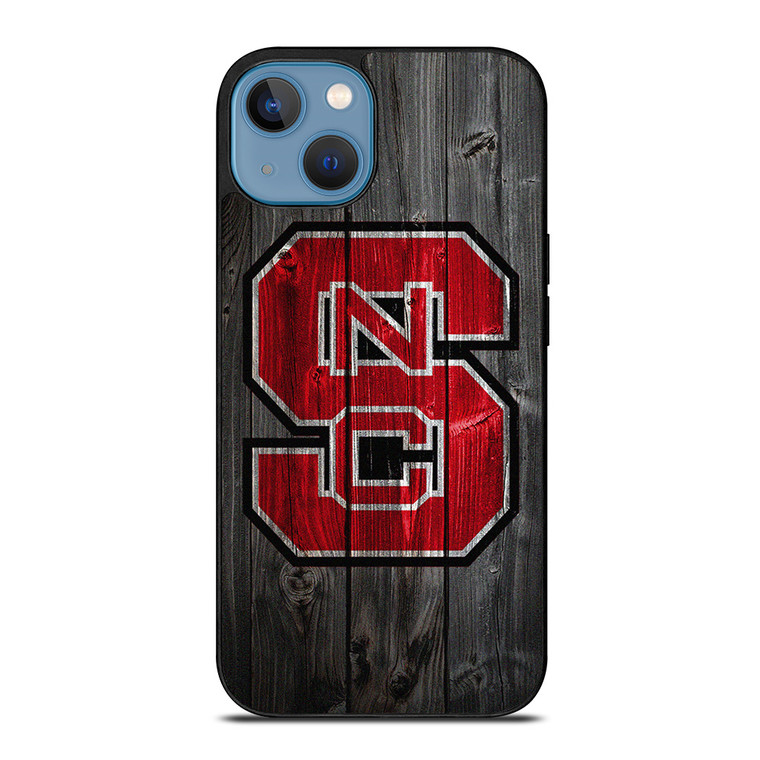 NC STATE WOLFPACK FOOTBALL WOOD LOGO iPhone 13 Case Cover NC STATE WOLFPACK FOOTBALL WOOD LOGO iPhone 13 Case Cover