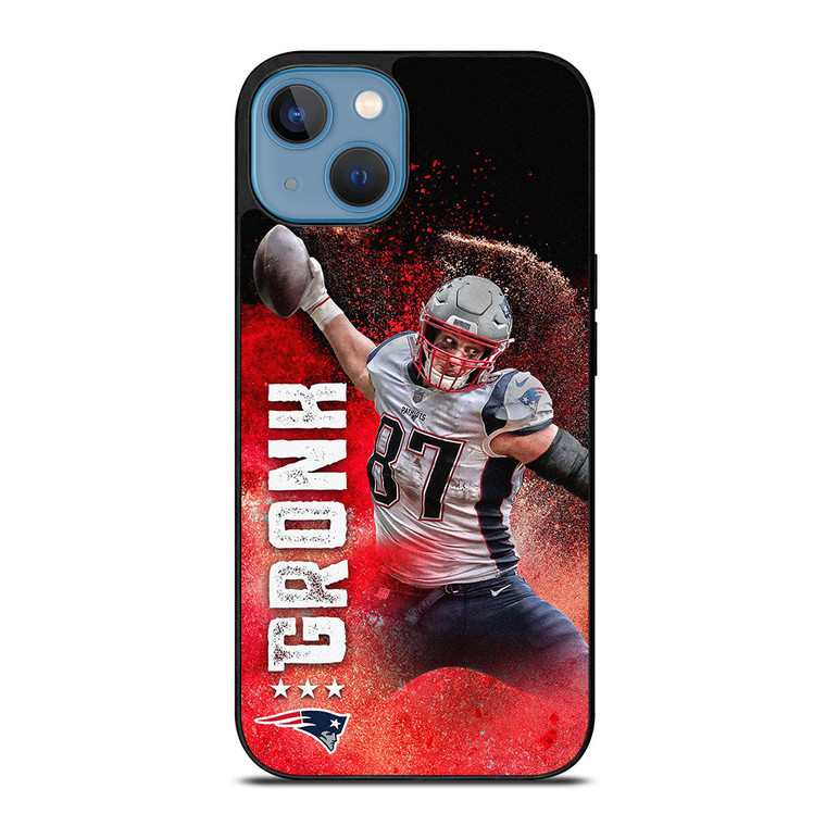 NEW ENGLAND PATRIOT ROB GRONKOWSKI NFL iPhone 13 Case Cover