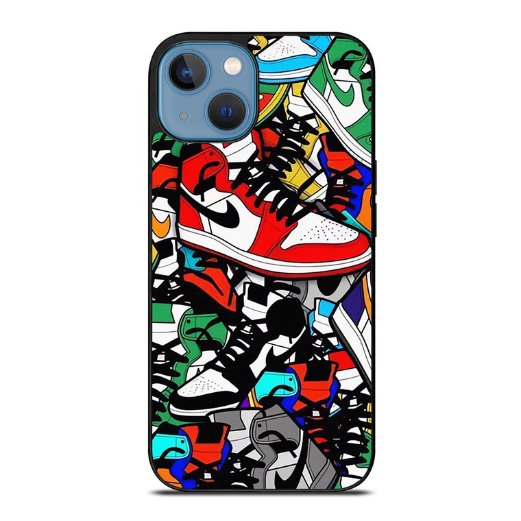 NIKE AIR JORDAN SERIES COLLECTION iPhone 13 Case Cover NIKE AIR JORDAN SERIES COLLECTION iPhone 13 Case Cover