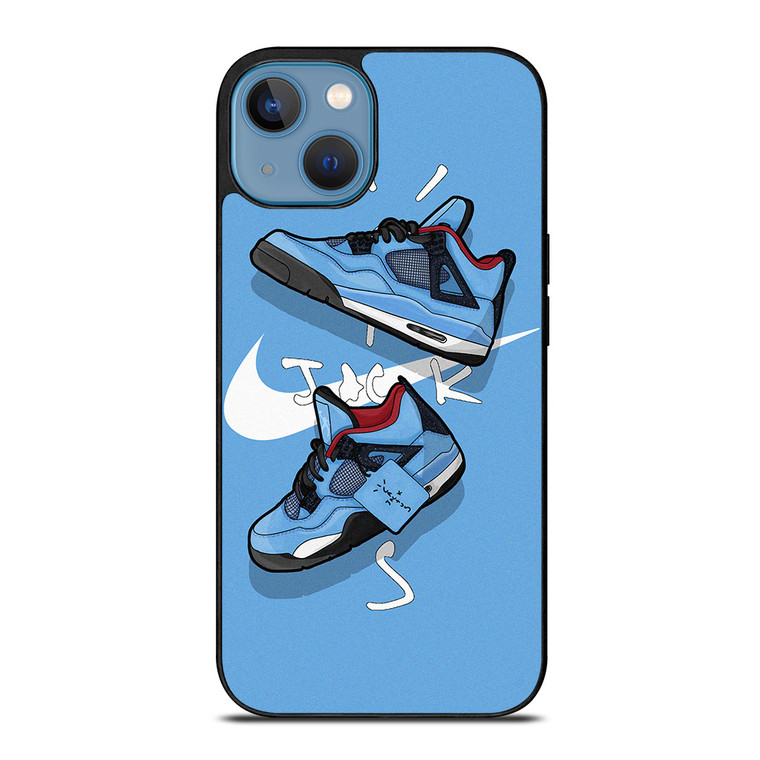 NIKE AIR JORDAN TRAVIS SCOTT CACTUS JACK iPhone 13 Case Cover NIKE AIR JORDAN TRAVIS SCOTT CACTUS JACK iPhone 13 Case Cover