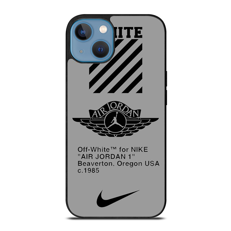 OFF WHITE NIKE AIR JORDAN COLLAGE iPhone 13 Case Cover