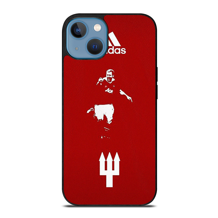 PAUL SCHOLES MANCHESTER UNITED ADIDAS iPhone 13 Case Cover PAUL SCHOLES MANCHESTER UNITED ADIDAS iPhone 13 Case Cover