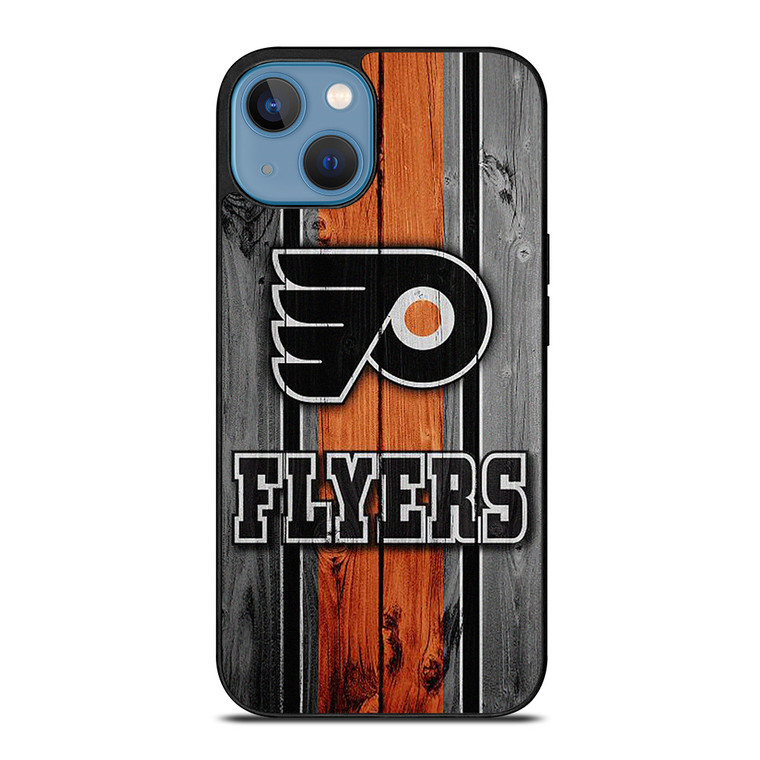 PHILADELPHIA FLYERS HOCKEY WOOD LOGO iPhone 13 Case Cover