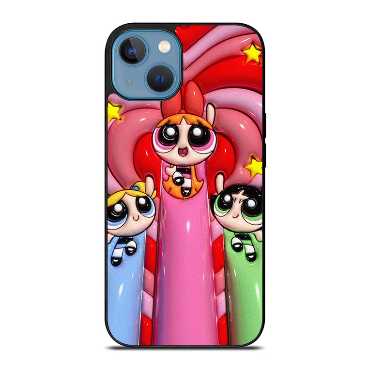 POWERPUFF GIRLS 3D ART CARTOON iPhone 13 Case Cover