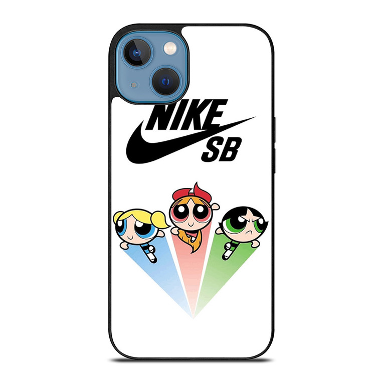 POWERPUFF X NIKE SB SKATEBOARD iPhone 13 Case Cover