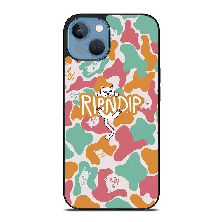 RIPNDIP PINK GREEN CAMO iPhone 13 Case Cover