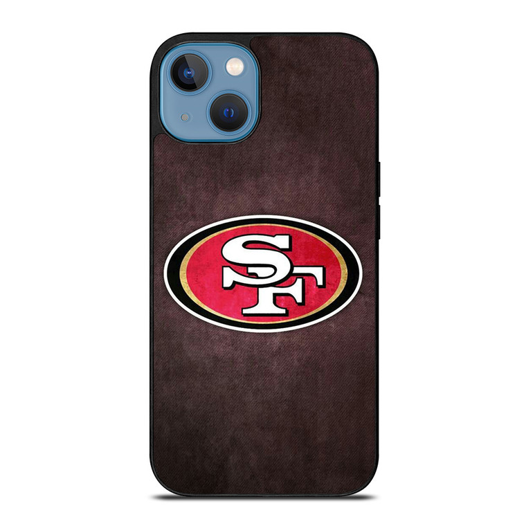 SAN FRANCISCO 49ERS GRUNGE EMBLEM iPhone 13 Case Cover