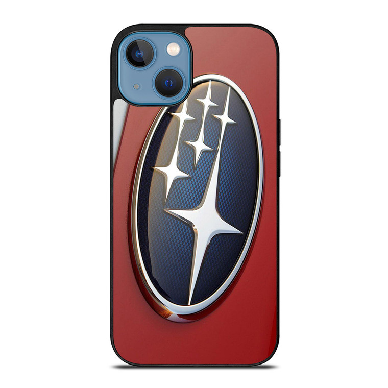 SUBARU CAR RED EMBLEM iPhone 13 Case Cover