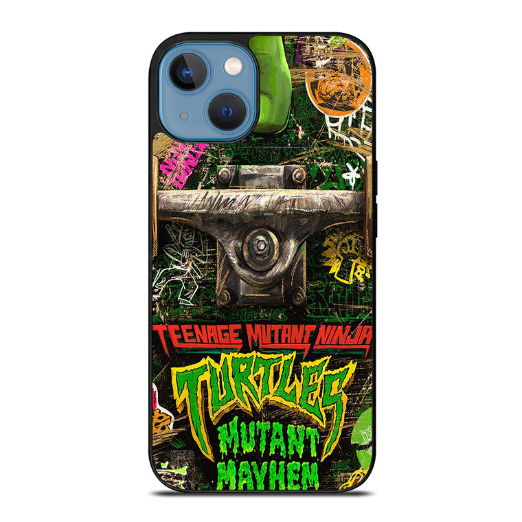 TEENAGE MUTANT NINJA TURTLES MAYHEM SKATEBOARD iPhone 13 Case Cover