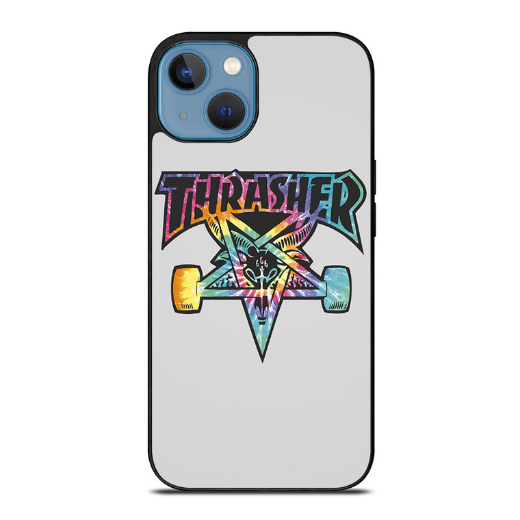 THRASHER SKATEBOARD TIE DYE LOGO iPhone 13 Case Cover